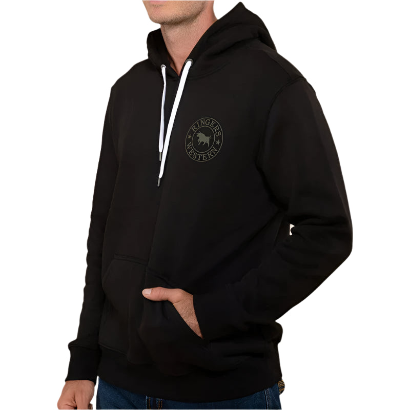 Ringers Western Mens Signature Bull Pullover Hoodie - EQ Saddlery