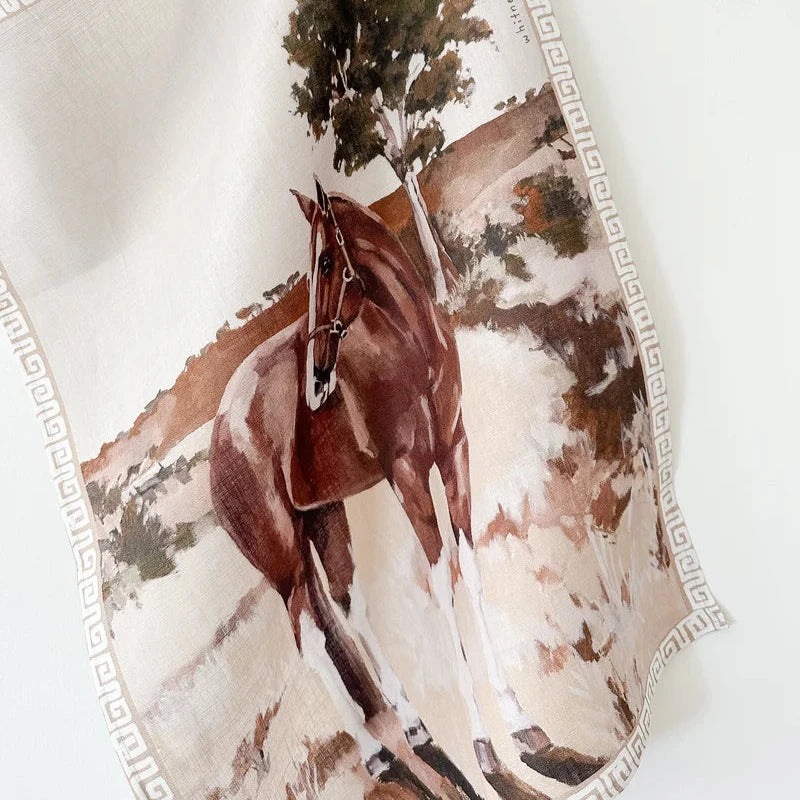 Whitney Spicer New Horse Tea Towel - EQ Saddlery