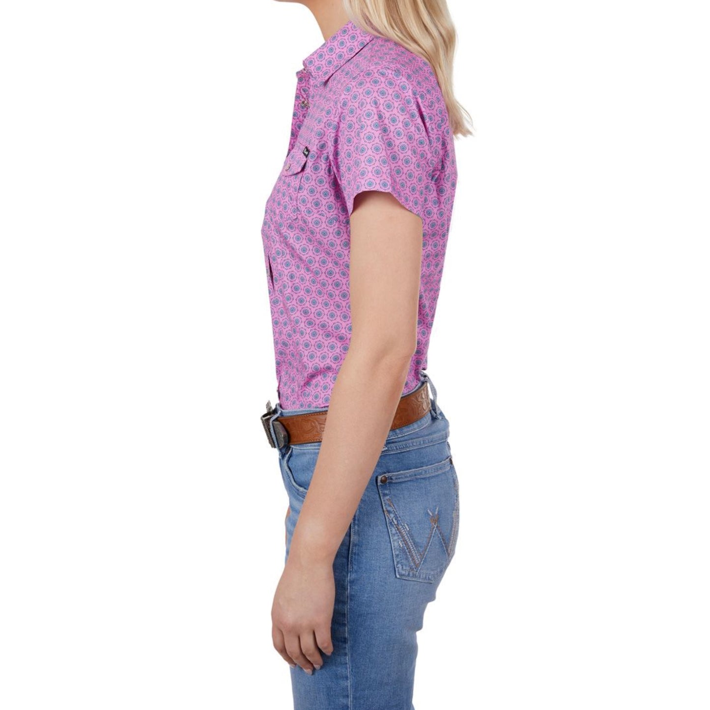 Wrangler Womens Carly Short Sleeve Shirt - EQ Saddlery