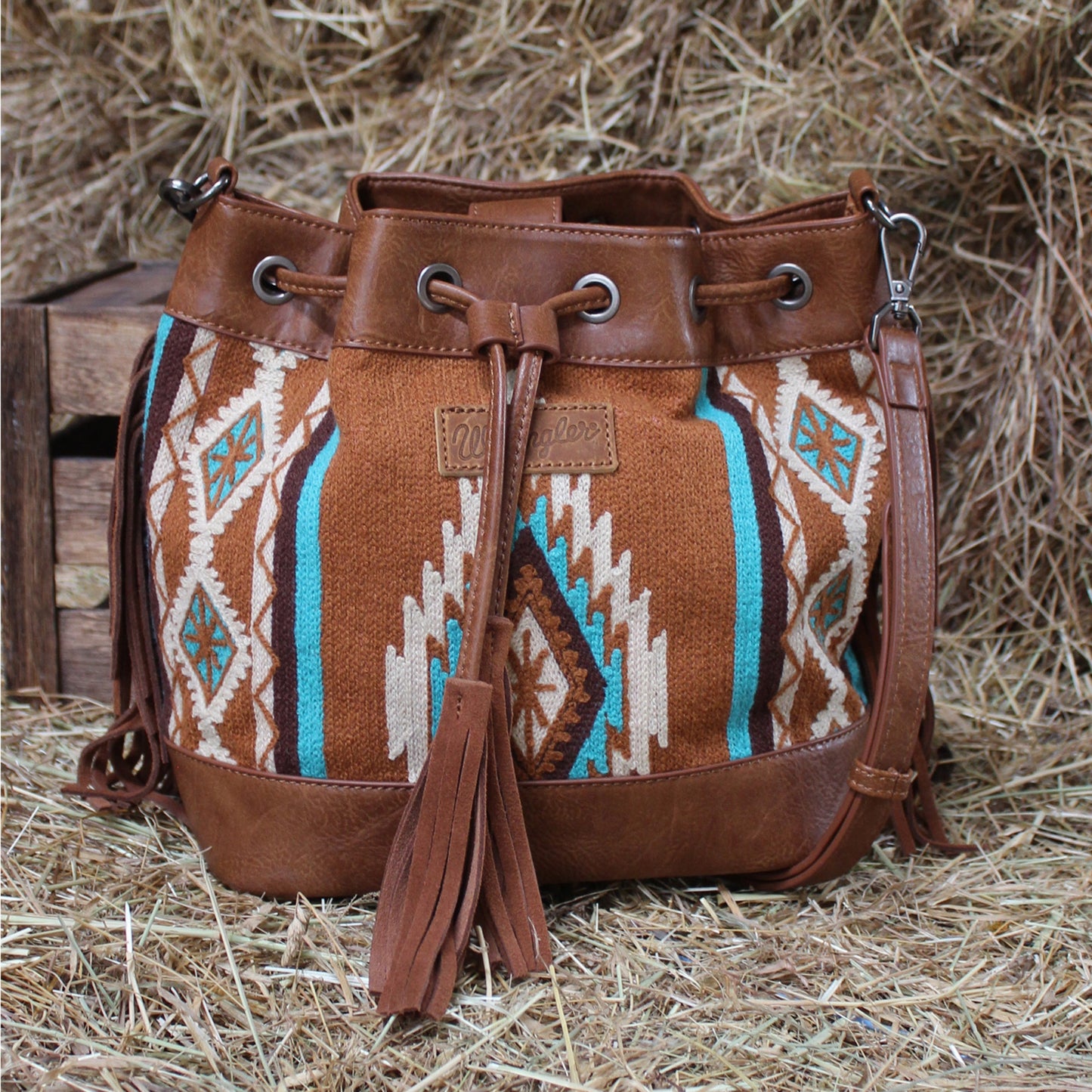 Wrangler Maya Aztec Bucket Bag - EQ Saddlery