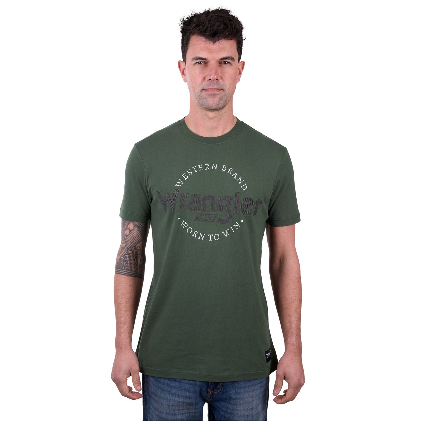 Wrangler Mens Cole Short Sleeve Tee - EQ Saddlery