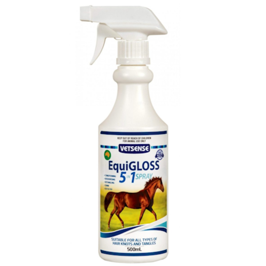Vetsense Equigloss 5 in 1 Spray - EQ Saddlery