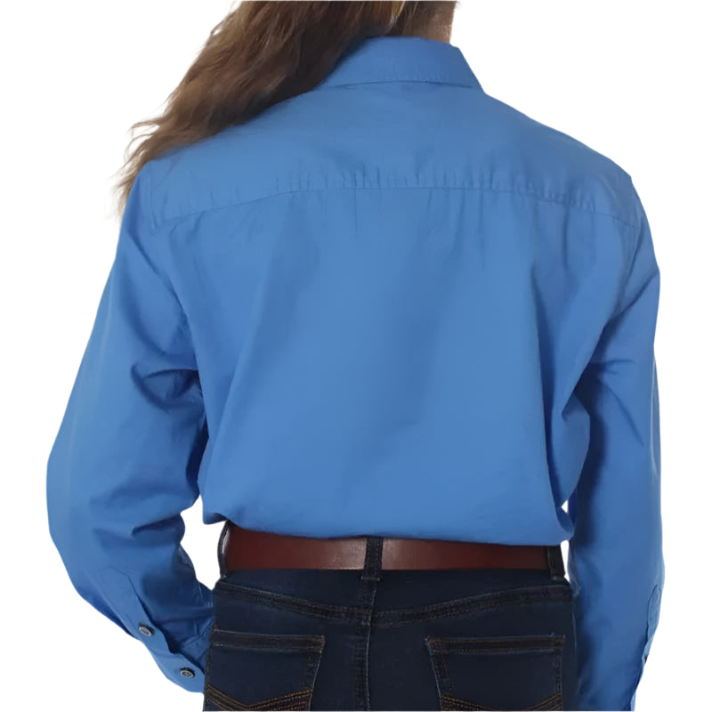Ringers Western Kids Ord River Half Button Work Shirt - EQ Saddlery