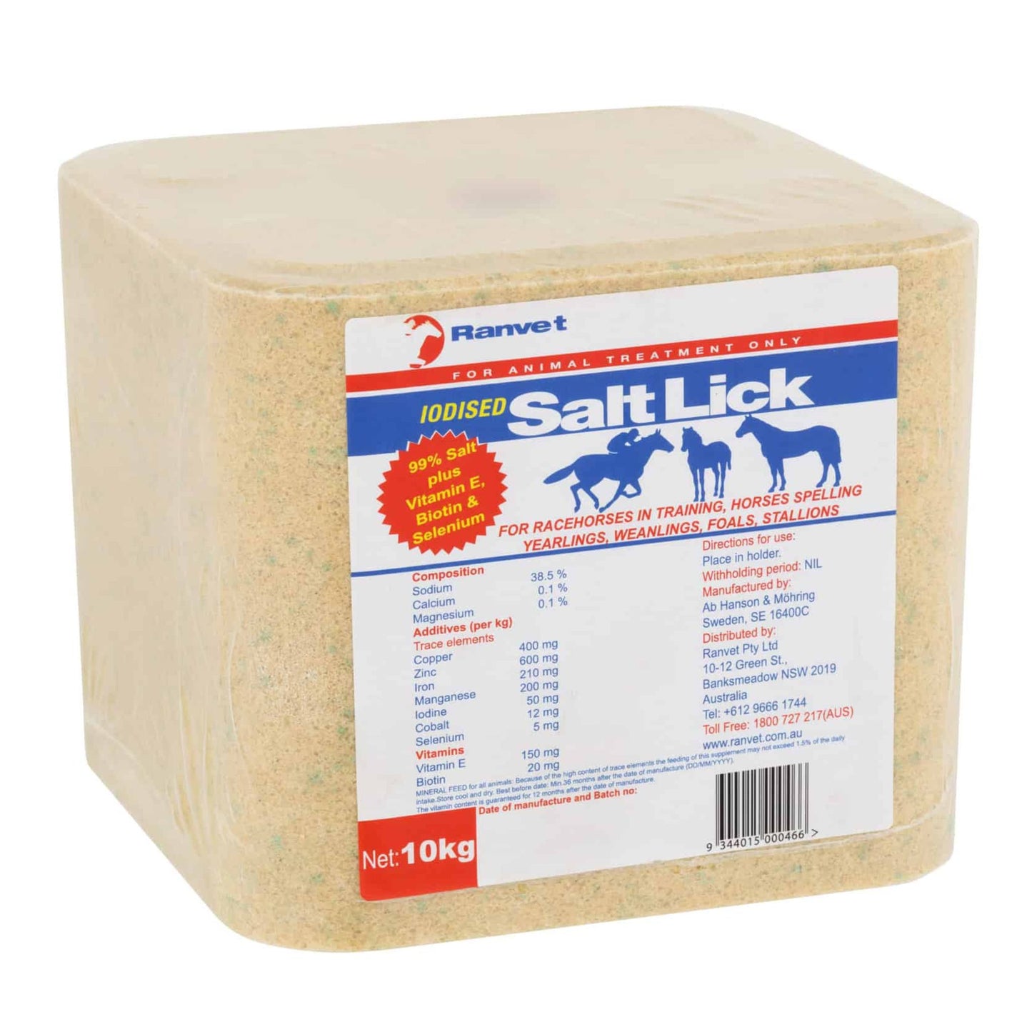 Ranvet Iodised Salt Lick - EQ Saddlery