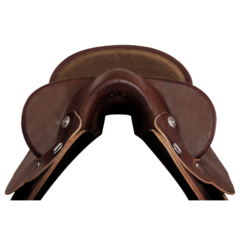 Toowoomba Saddlery Sunset Drafter Fender Saddle 16 Inch Semi QH Bars - EQ Saddlery