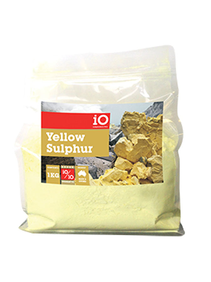 iO Yellow Sulphur - EQ Saddlery