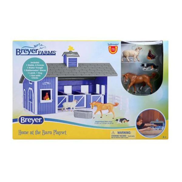 Breyer Farms Home at the Barn Playset - EQ Saddlery
