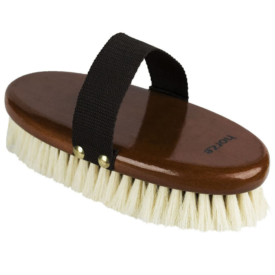 Horze Natural Goat Hair Soft Brush - EQ Saddlery