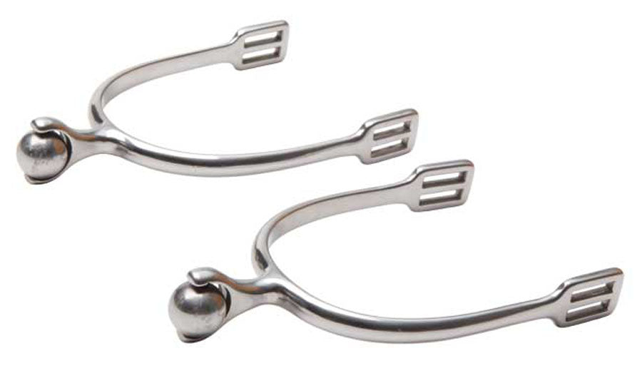 Solid Roller Ball Spurs - EQ Saddlery
