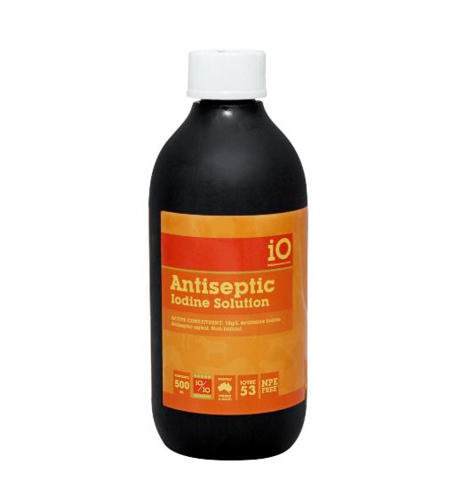 iO Antiseptic Iodine Solution - EQ Saddlery
