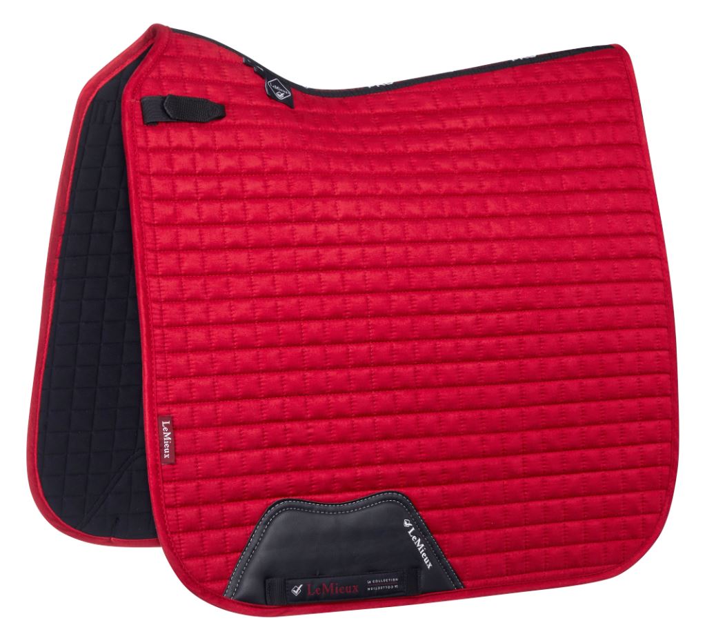LeMieux Prosport Suede Square Dressage Saddle Pad - EQ Saddlery