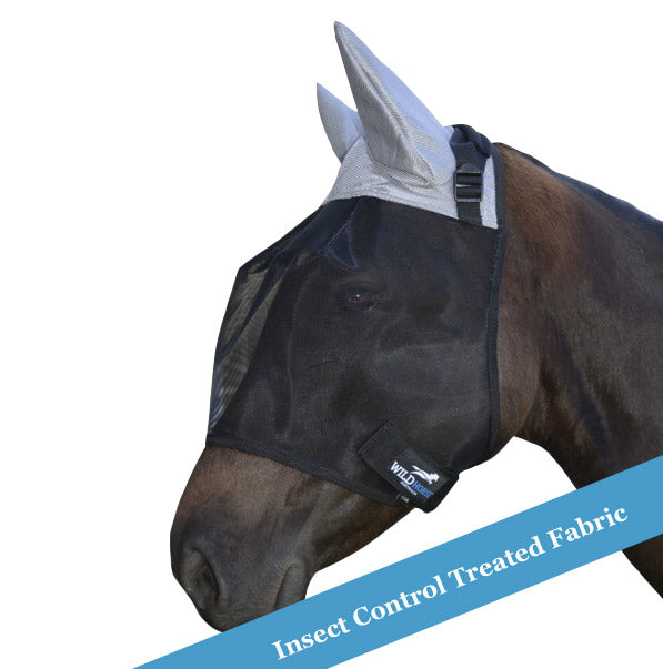 Wild Horse Fly Veil with Mesh Ears - EQ Saddlery
