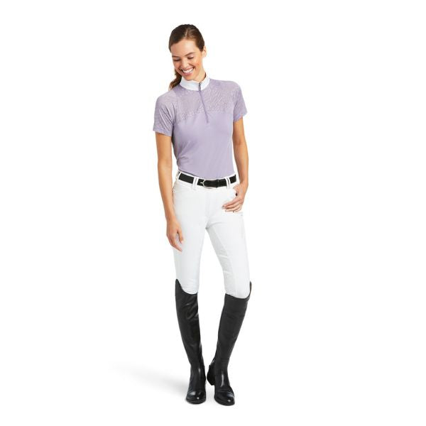 Ariat Womens Airway Short Sleeve Show Shirt Dusk - EQ Saddlery