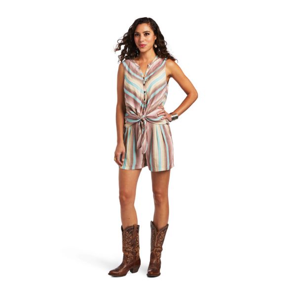 Ariat Womens Baja Sleeveless Tank Serape Stripe - EQ Saddlery