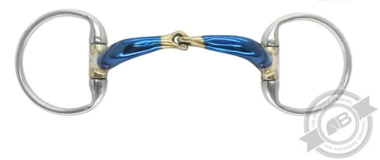 Bombers Eggbutt Snaffle Ultra Comfy Lock Up Bit - EQ Saddlery
