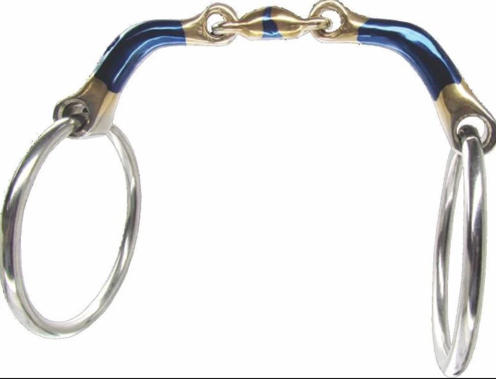 Bombers Loose Ring Elliptical Dressage Control Bit - EQ Saddlery