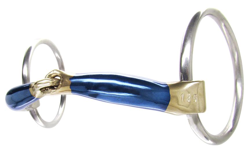 Bombers Loose Ring Snaffle Ultra Comfy Lock Up Bit - EQ Saddlery