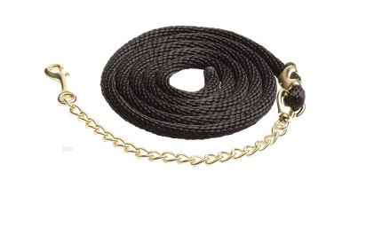 Zilco Braided Nylon Lead Rope BP Chain - EQ Saddlery