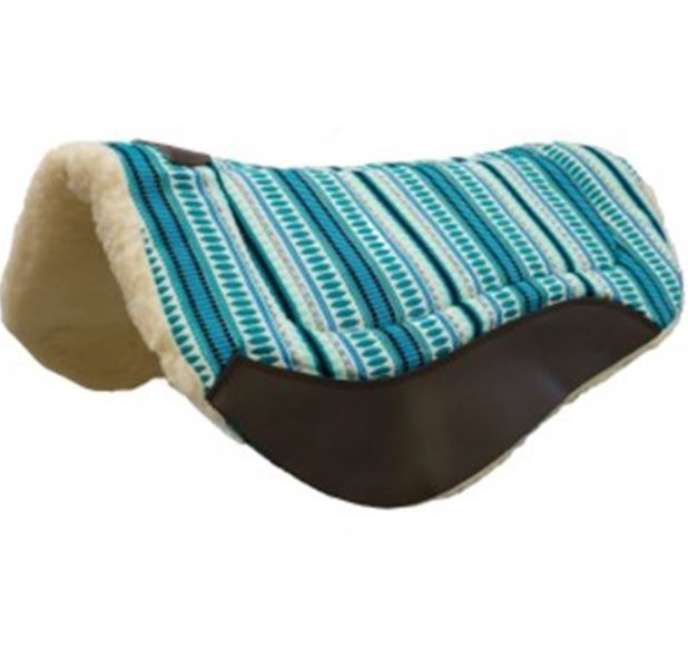 Fort Worth Barrel Contoured Saddle Pad - EQ Saddlery