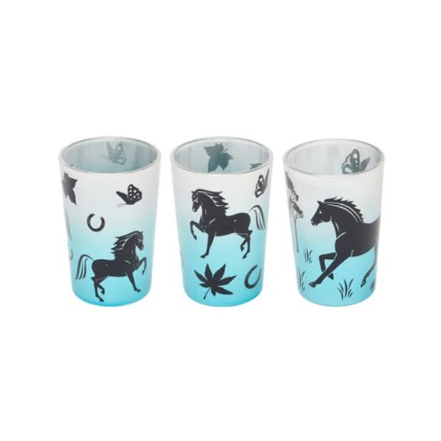 Happy Ross Metallic Tealight Horse - EQ Saddlery
