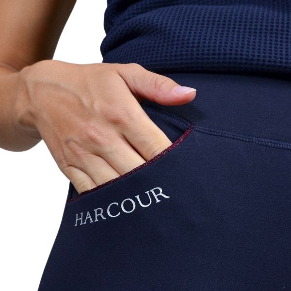 Harcour Pamel Full Seat Legging Navy - EQ Saddlery