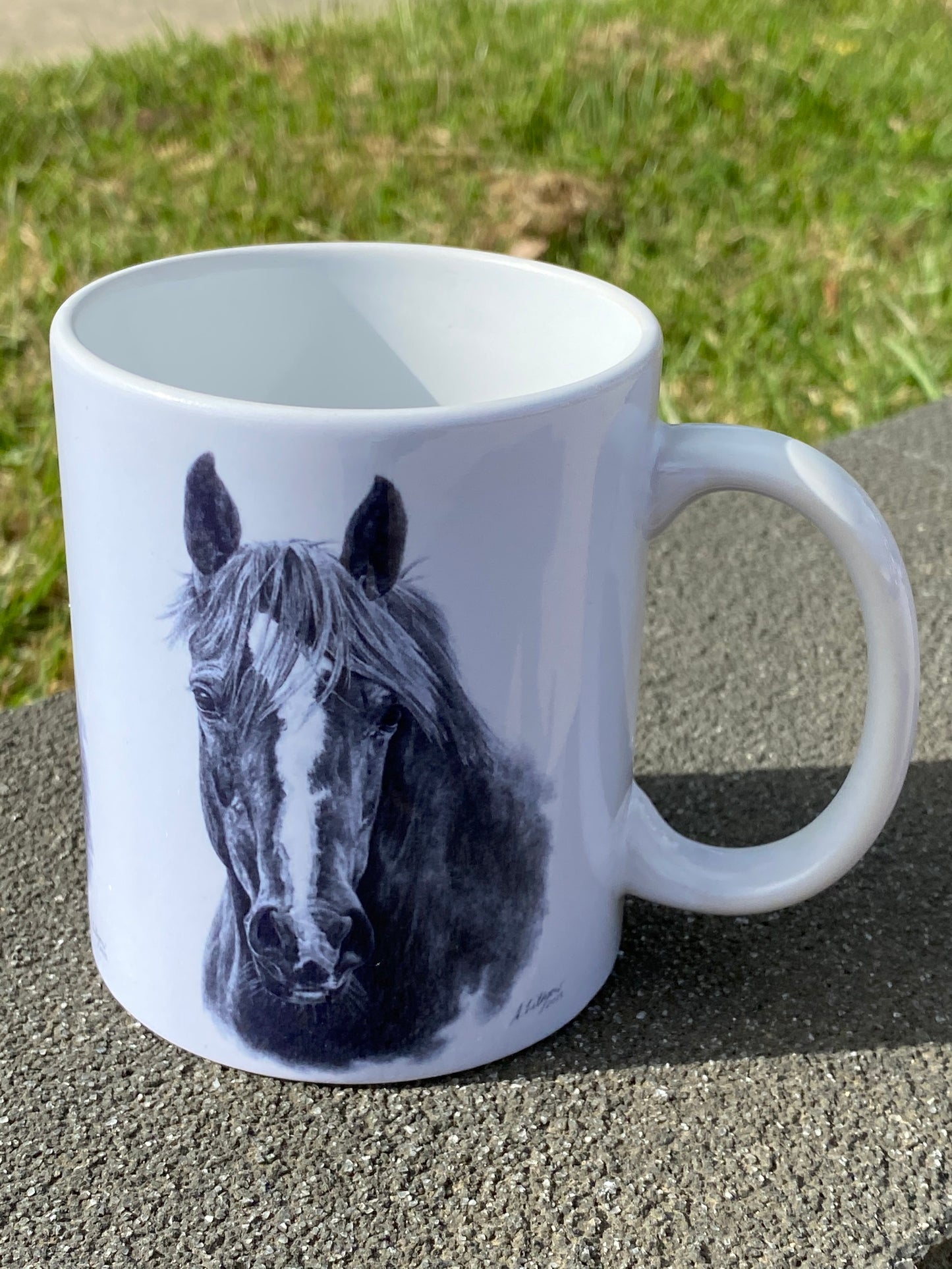 Amanda Lithgow Horse head Mug - EQ Saddlery