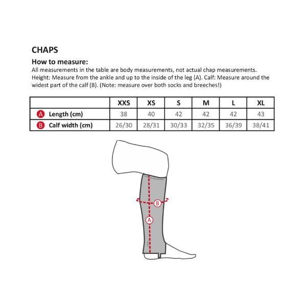 Horze Franci Soft Leather Chaps - EQ Saddlery