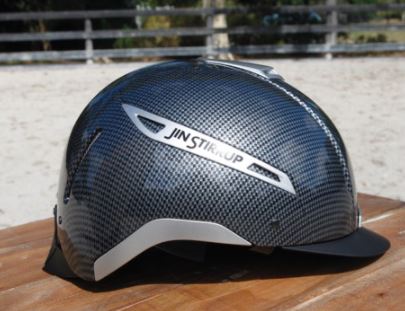 Jin Stirrup Carbon Look Helmet - EQ Saddlery
