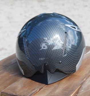 Jin Stirrup Carbon Look Helmet - EQ Saddlery