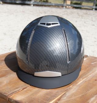 Jin Stirrup Carbon Look Helmet - EQ Saddlery