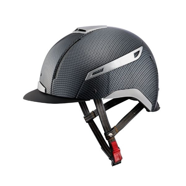 Jin Stirrup Carbon Look Helmet - EQ Saddlery