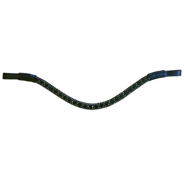 Lumiere Onyx Crystal Browband - EQ Saddlery
