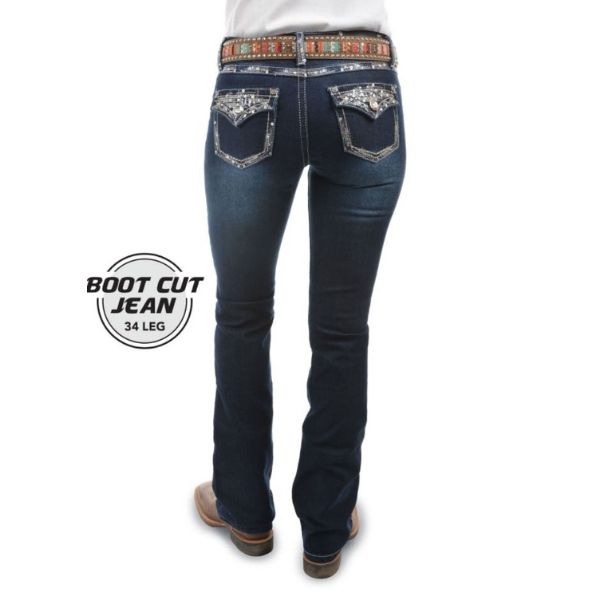 Pure Western Womens Taylor Boot Cut Jeans - EQ Saddlery