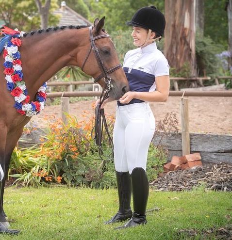 QJ Riding Wear Jane Traditional Show Shirt - EQ Saddlery