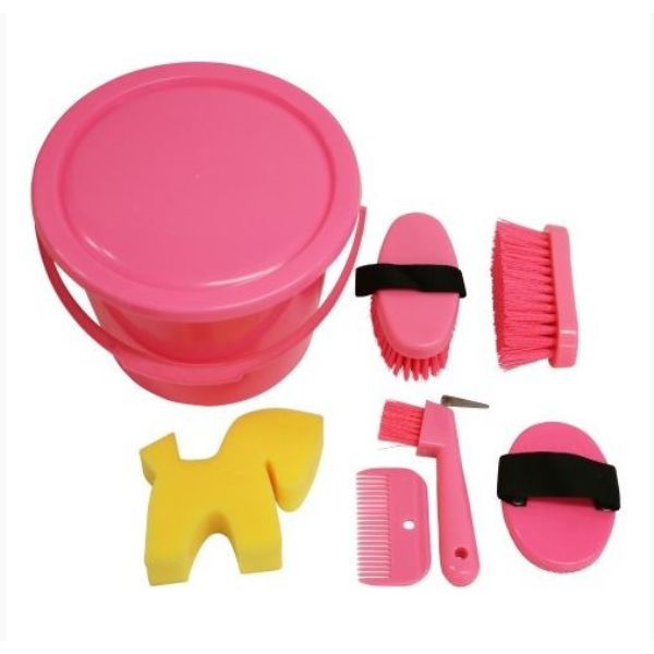 Showmaster Kids Grooming Kit Bucket - EQ Saddlery