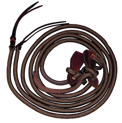 Sidney Hamilton Yacht Reins with Slobber - EQ Saddlery