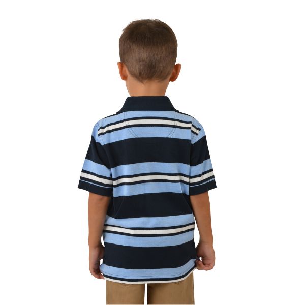Thomas Cook Boys Oats 1-Pocket Short Sleeve Polo Navy/Blue - EQ Saddlery