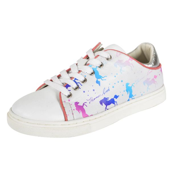 Thomas Cook Kids Hilary Zip Shoe White - EQ Saddlery