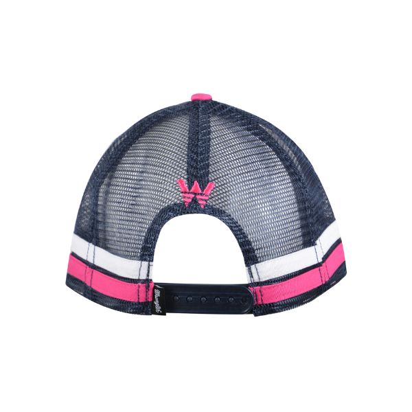 Wrangler Square Front Trucker Cap Pink - EQ Saddlery