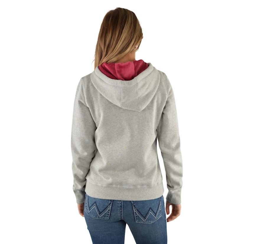 Wrangler Womens Victoria Zip Up Hoodie - EQ Saddlery