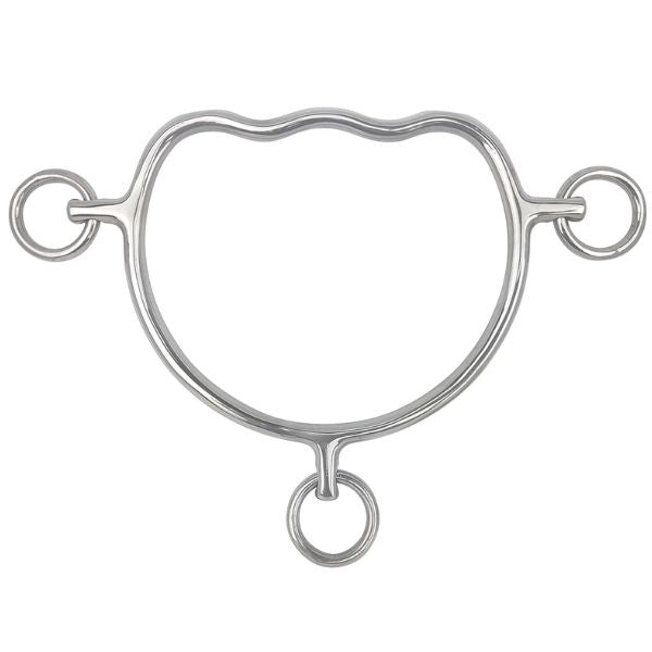 Wave Mouth Anti-Rearing Bit S/Steel Bit - EQ Saddlery
