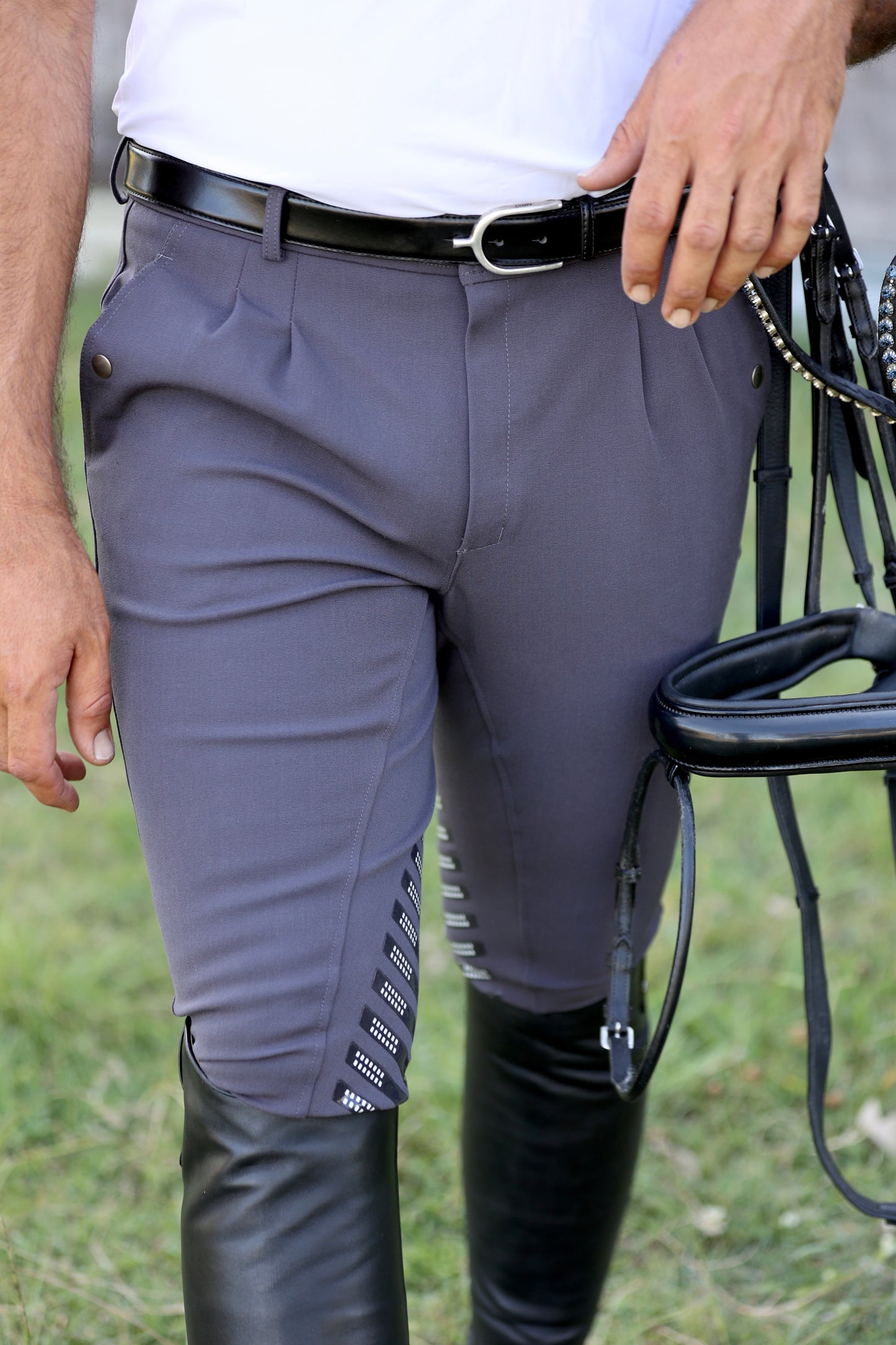 QJ Riding Wear Mens Full Seat Breeches