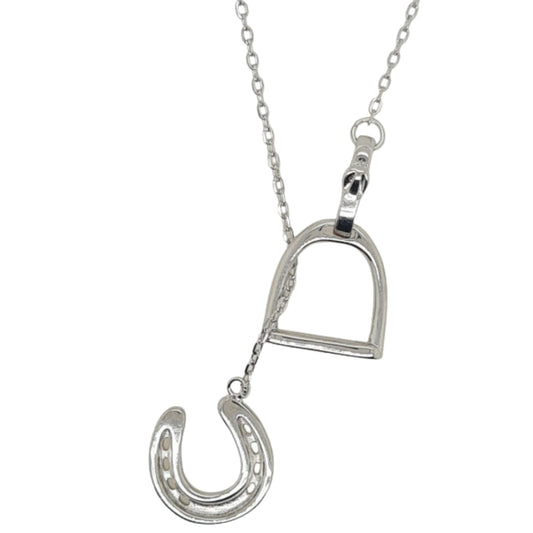 MCJ Horseshoe Lariat Pendant - EQ Saddlery