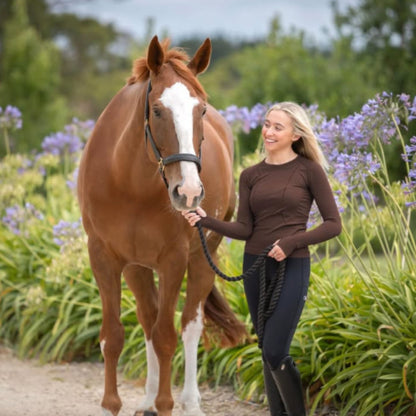 QJ Riding Wear Polly Seamless Long Sleeve Top