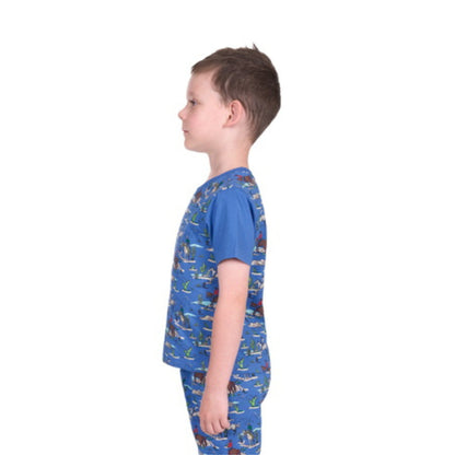 Pure Western Boys Brady Glow In the Dark PJs - EQ Saddlery