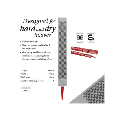 14 Heller Red Tang Rasp