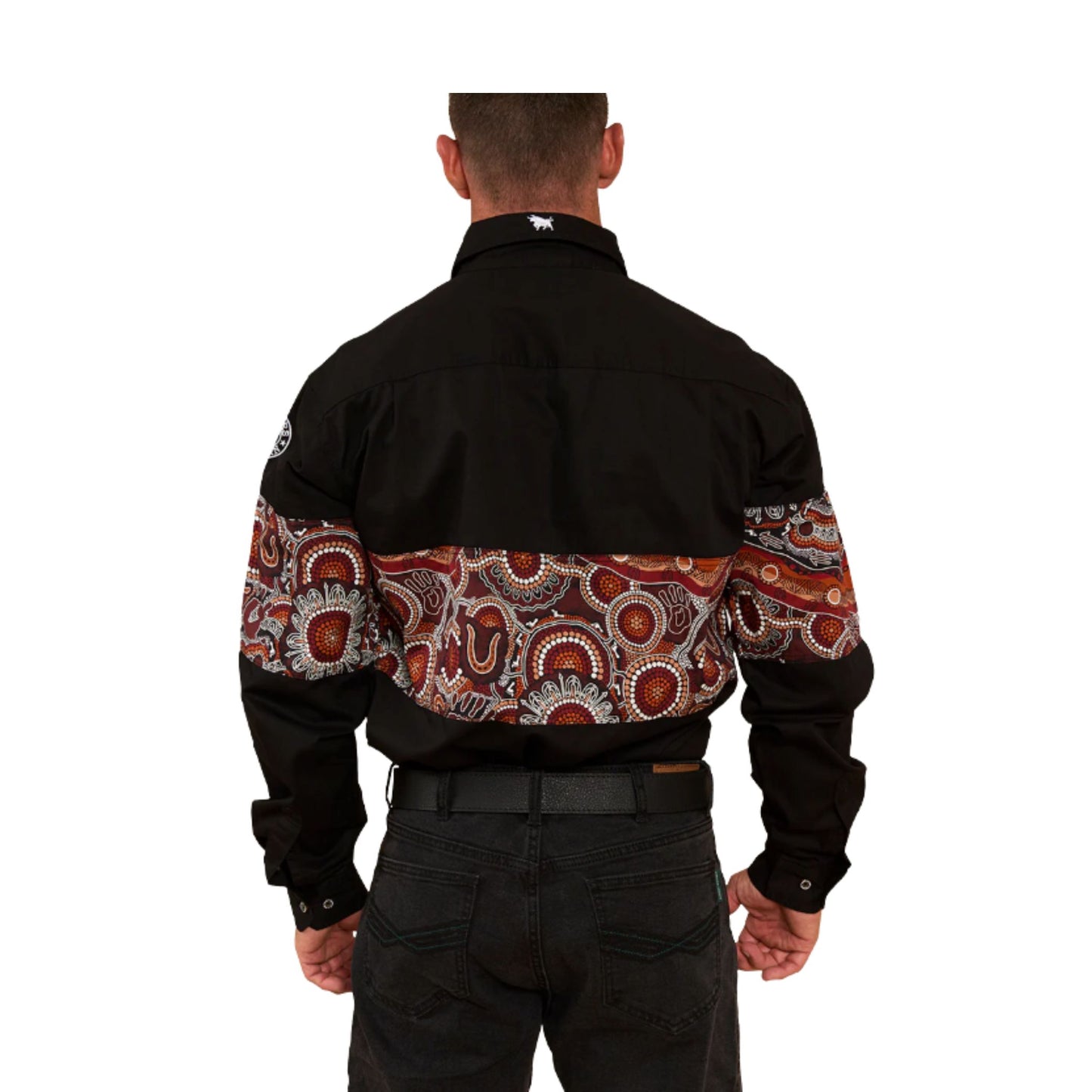 Ringers Western Mens Walkabout Warrior Half Button Work Shirt - EQ Saddlery