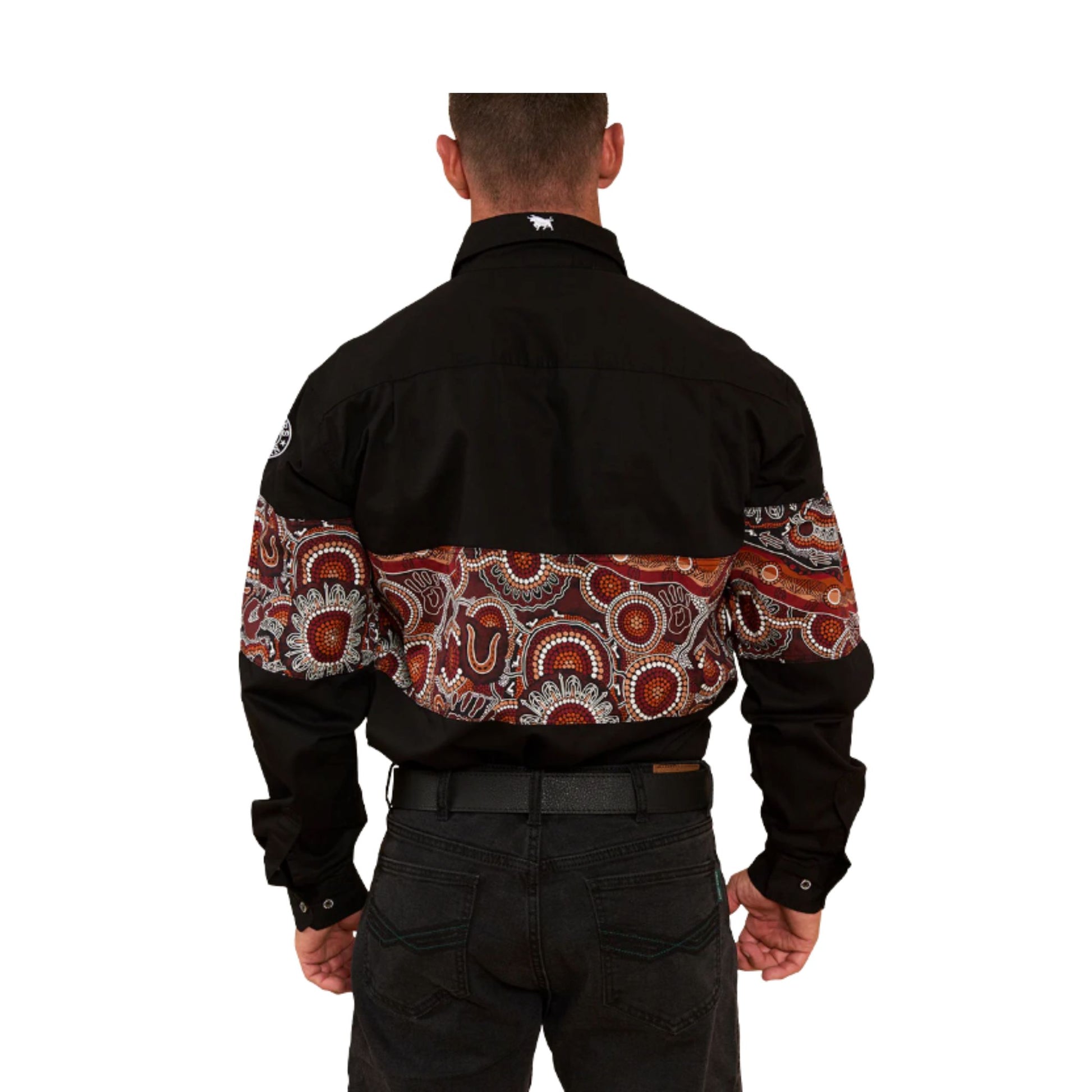 Ringers Western Mens Walkabout Warrior Half Button Work Shirt - EQ Saddlery