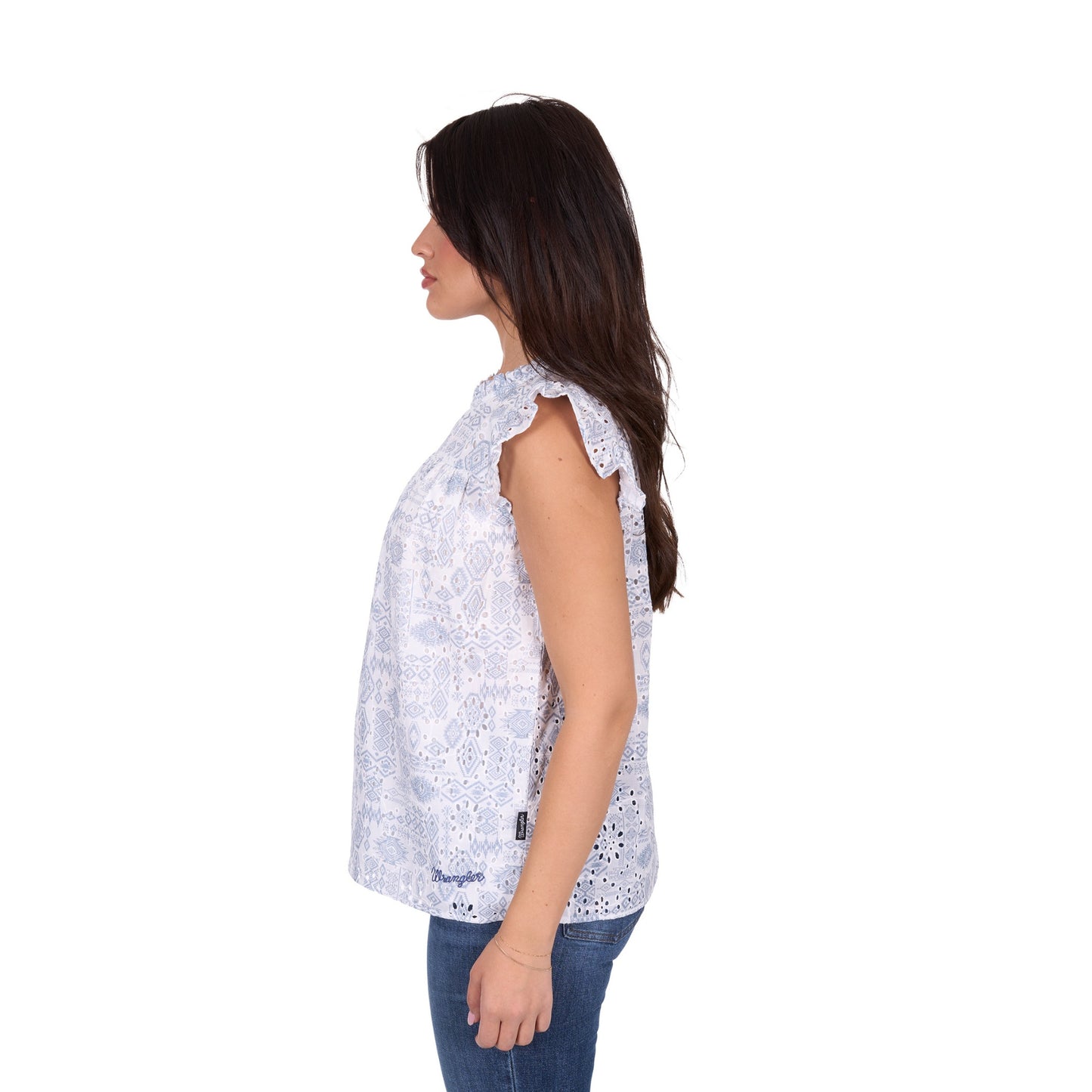 Wrangler Womens Harlow Sleeveless Blouse - EQ Saddlery