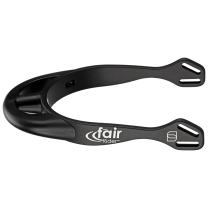 Sprenger FairRider Aluminium 25mm Neck Black Thin Rounded Spurs